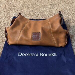 Dooney & Bourke Tan Leather Hobo Bag